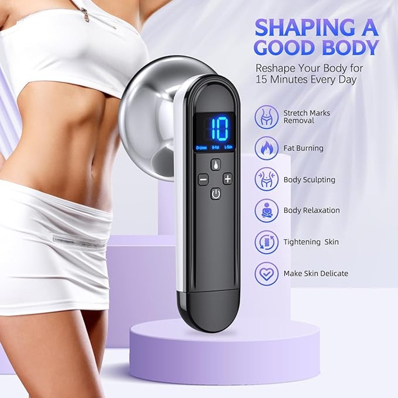 Body Sculpting Machine - Professional Handheld Cordless Cellulite Massager
