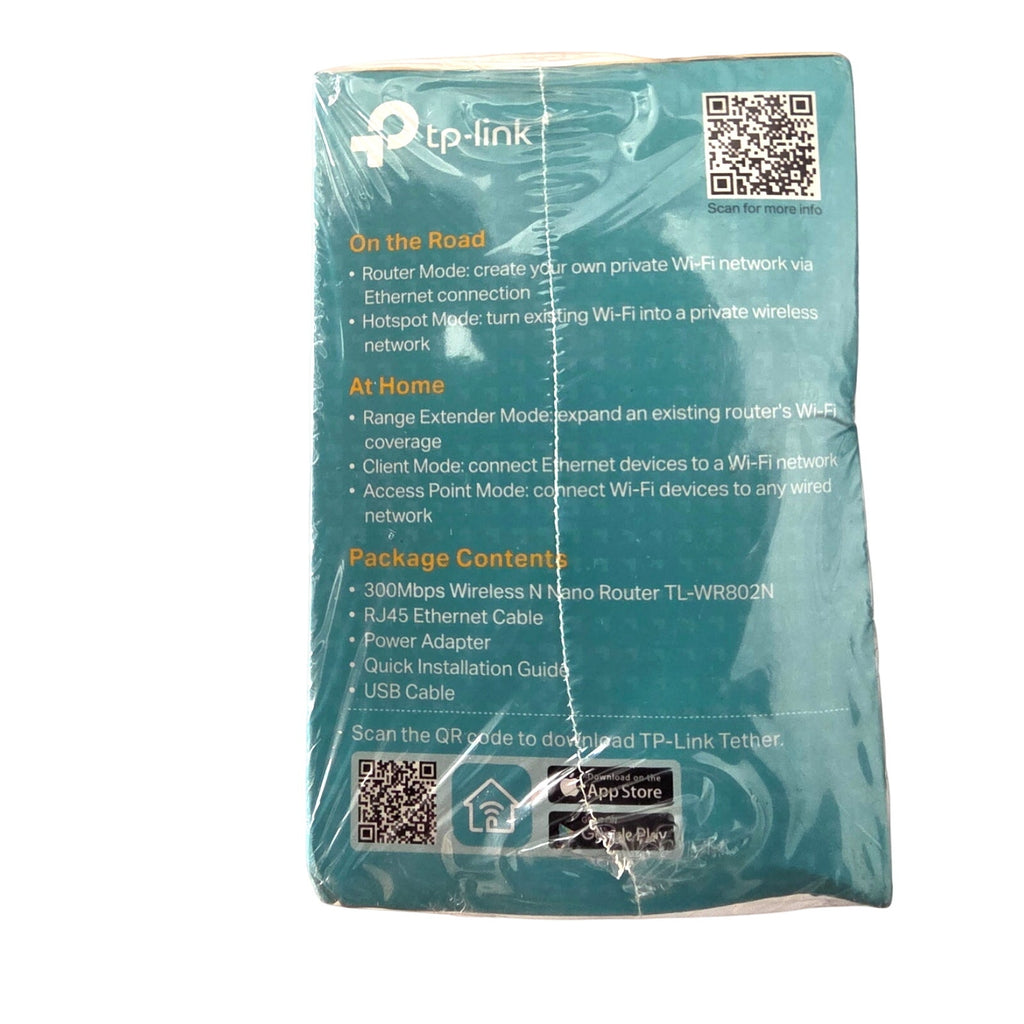 TP-Link N300 Wireless Portable Nano Travel Router (TL-WR802N)