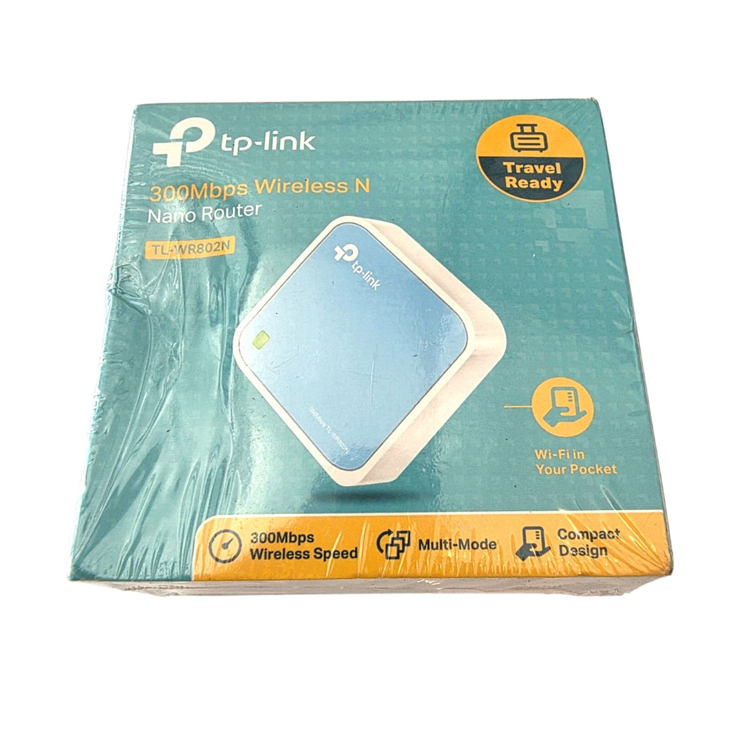 TP-Link N300 Wireless Portable Nano Travel Router (TL-WR802N)