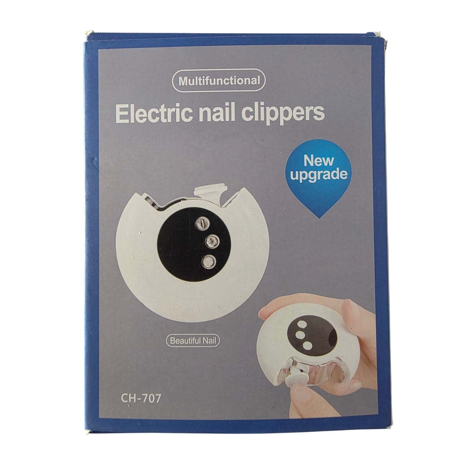 Multifunctional Electric Nail Clippers CH-707 – Rechargeable, Safe & Easy Trimming