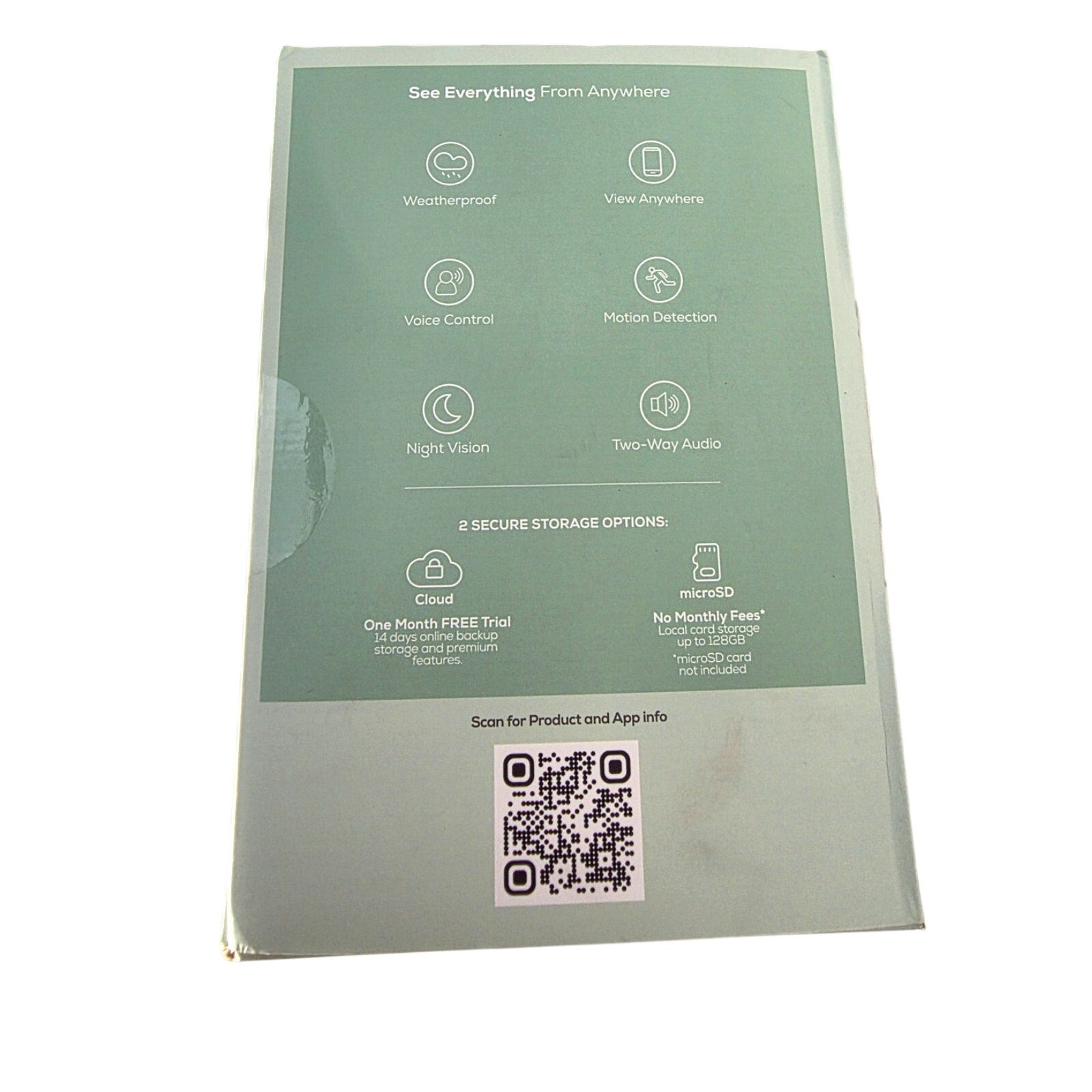 Merkury Smart Wi-Fi Floodlight Camera – 1080p HD, Motion Alerts, Siren